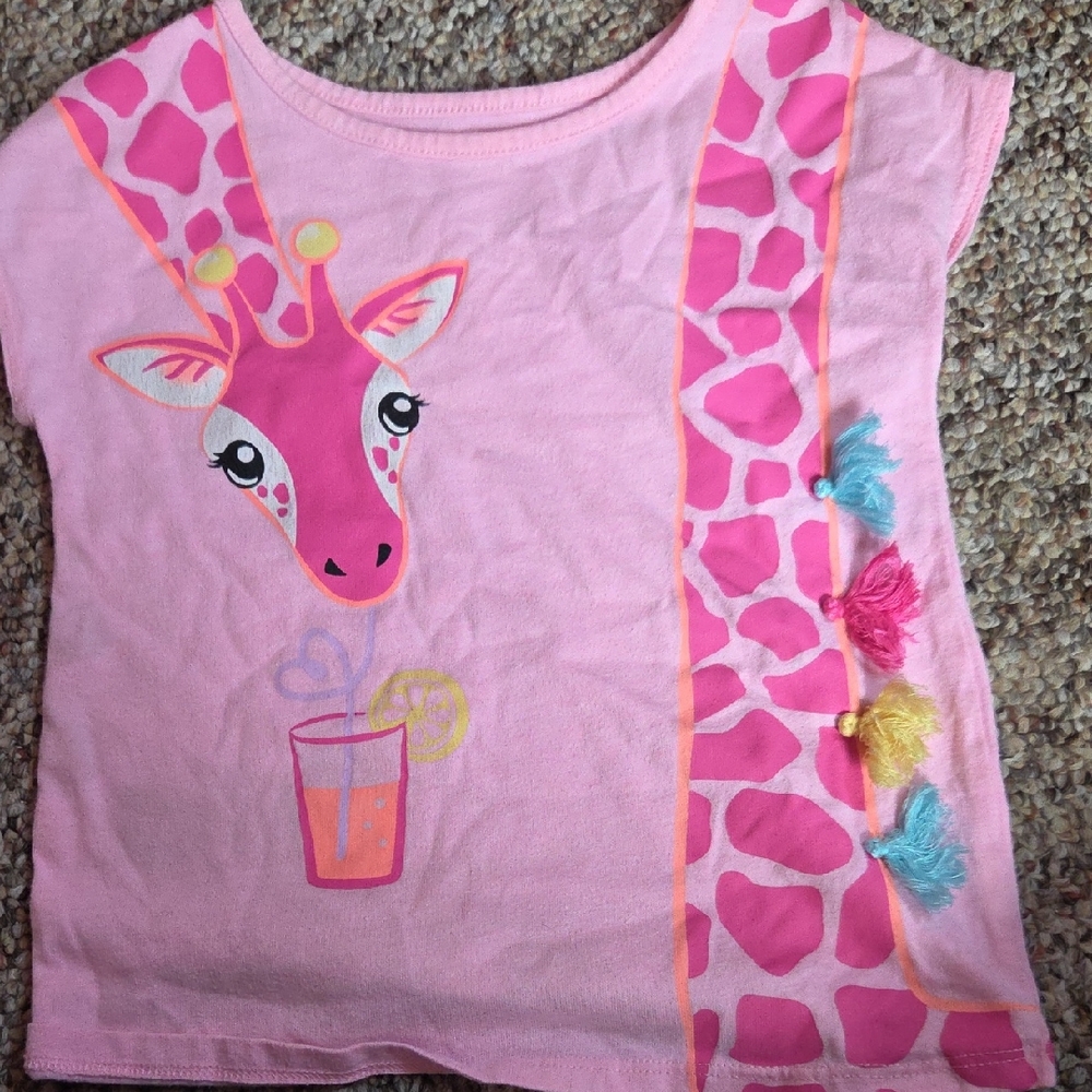 Garanimals Pink Giraffe Kids Tee